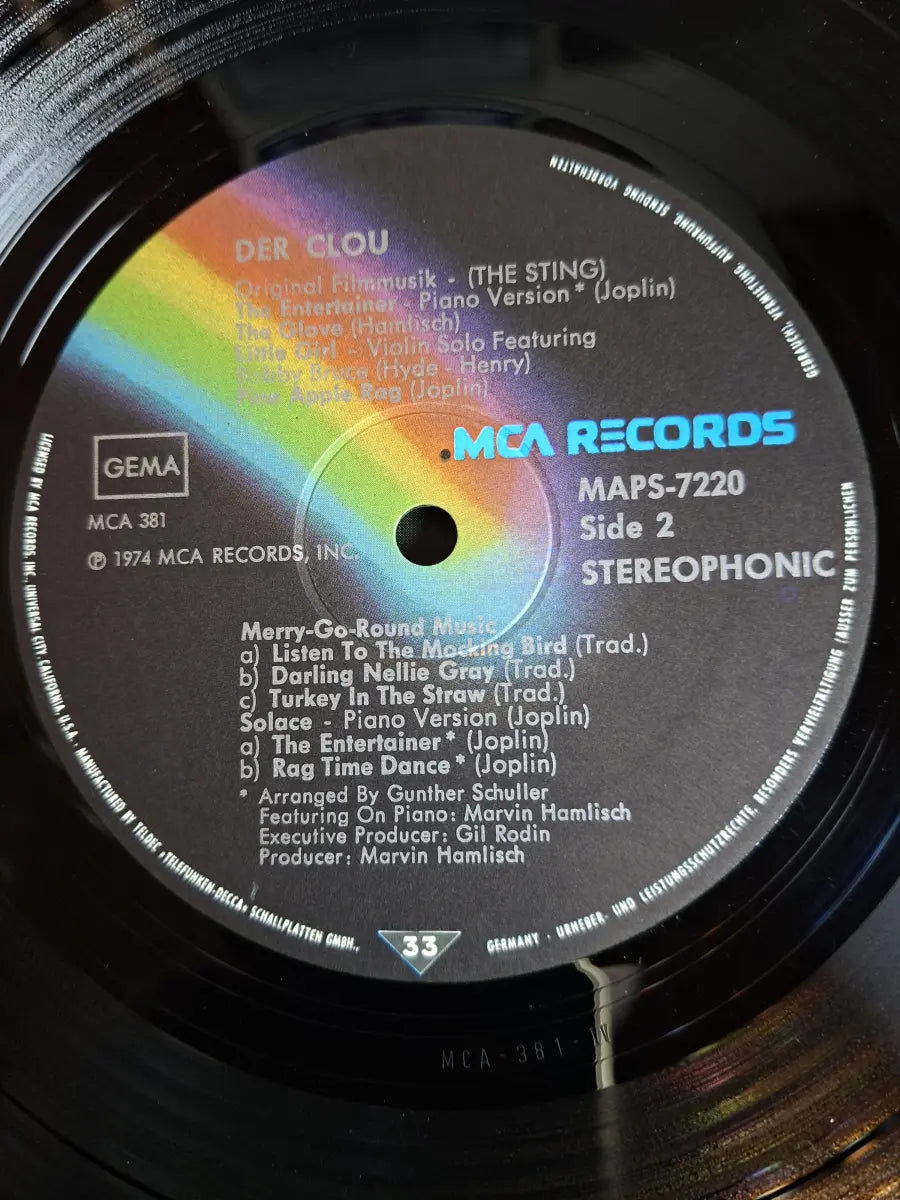 Marvin Hamlisch Featuring The Music Of Scott Joplin ‎– The Sting