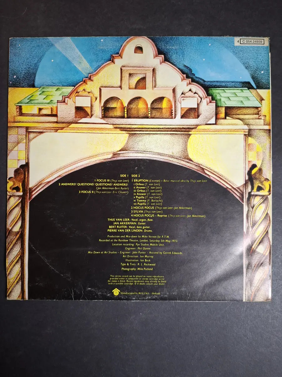 Focus – Focus At The Rainbow
