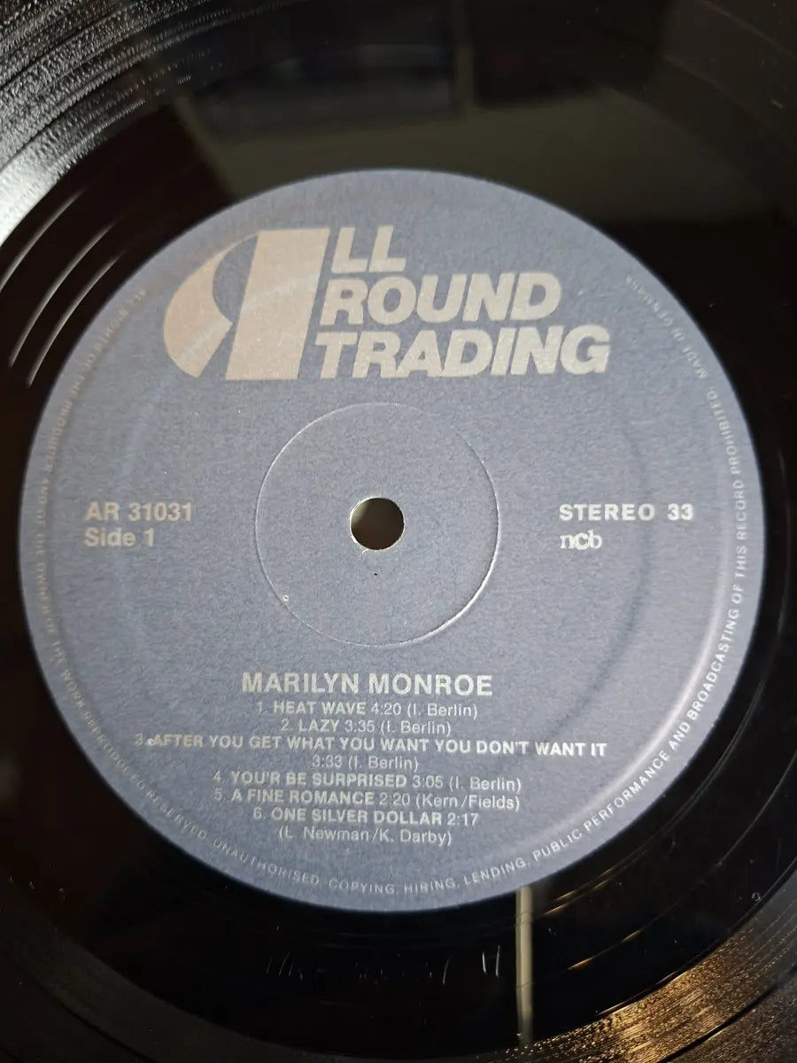 Marilyn Monroe ‎– Marilyn Monroe Special