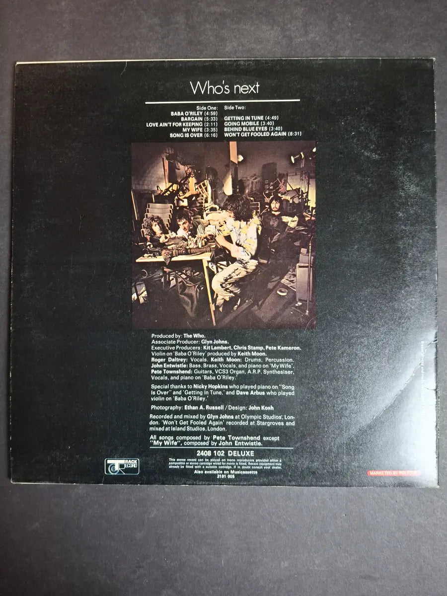 The Who ‎– Who's Next
