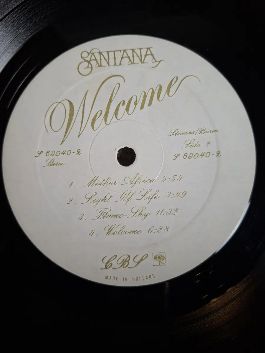 Santana – Welcome (Holland)