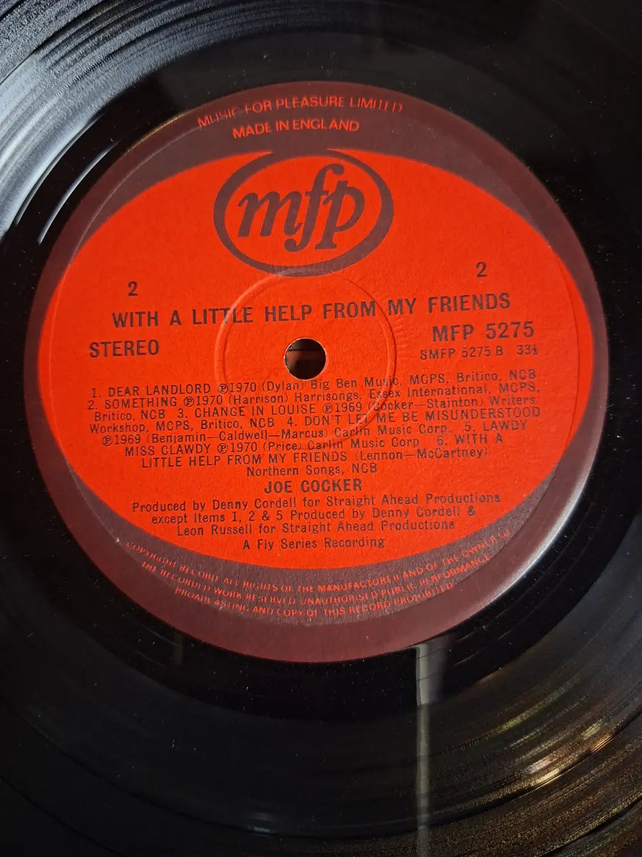 Joe Cocker ‎– With A Little Help From My Friends