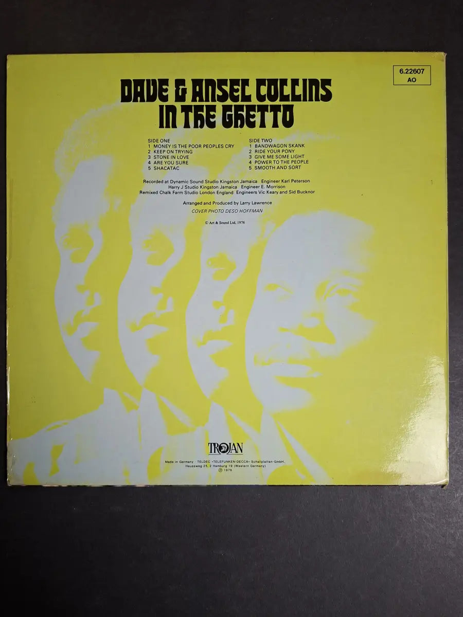 Dave & Ansel Collins – In The Ghetto
