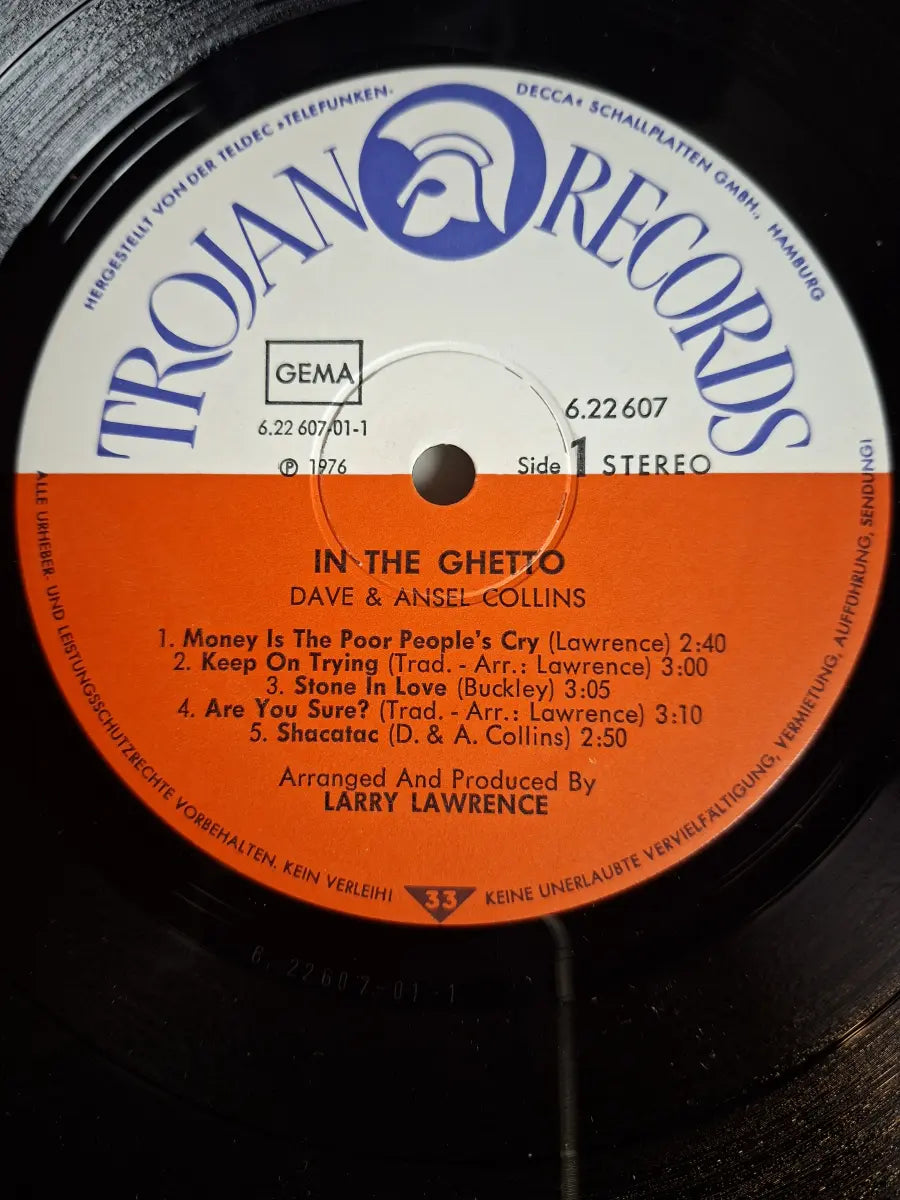 Dave & Ansel Collins – In The Ghetto