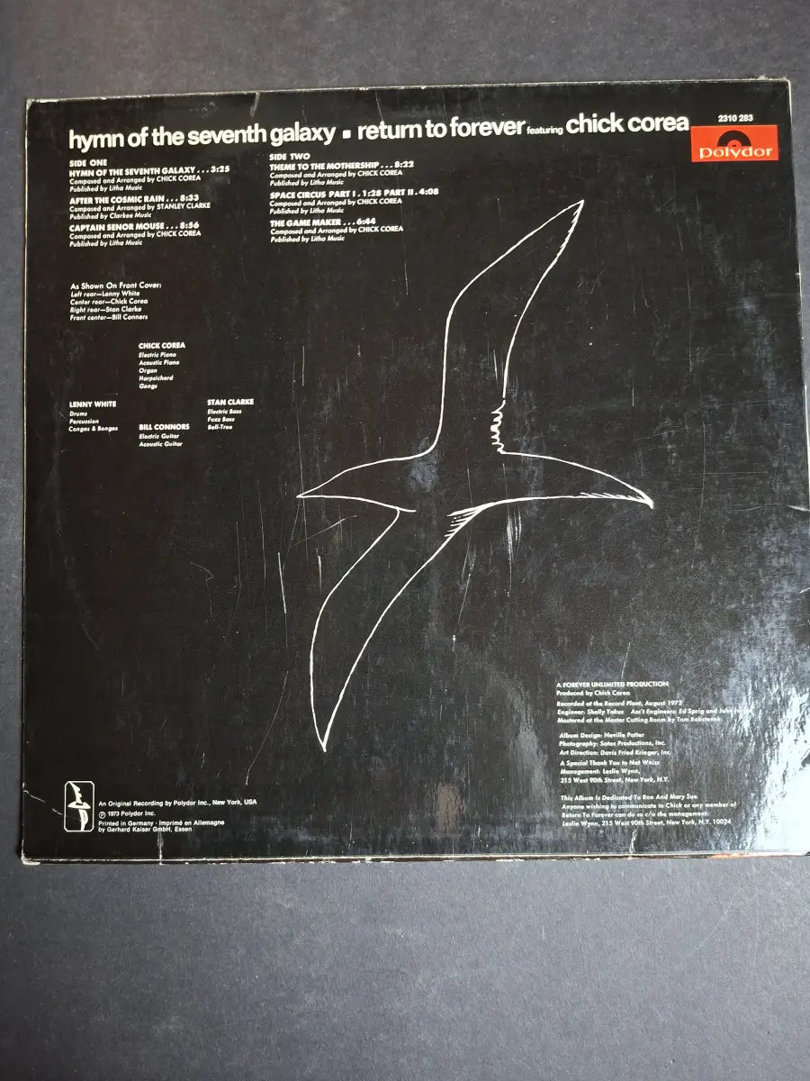 Digs  Return To Forever Featuring Chick Corea – Hymn Of The Seventh Galaxy