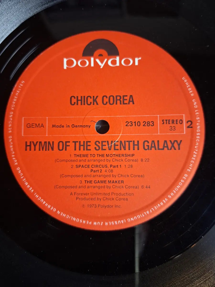 Digs  Return To Forever Featuring Chick Corea – Hymn Of The Seventh Galaxy