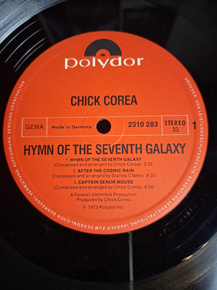 Digs  Return To Forever Featuring Chick Corea – Hymn Of The Seventh Galaxy