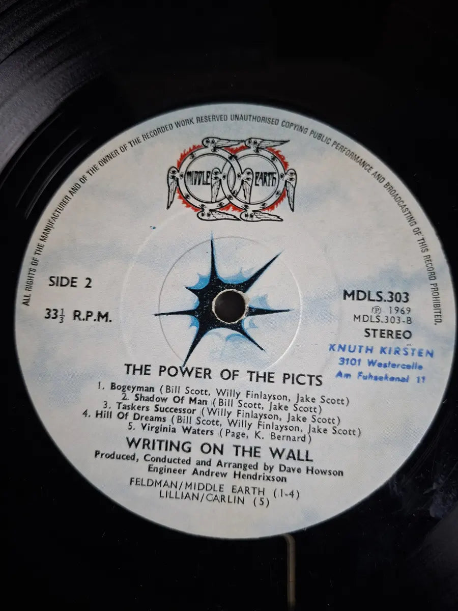 Writing On The Wall ‎– The Power Of The Picts