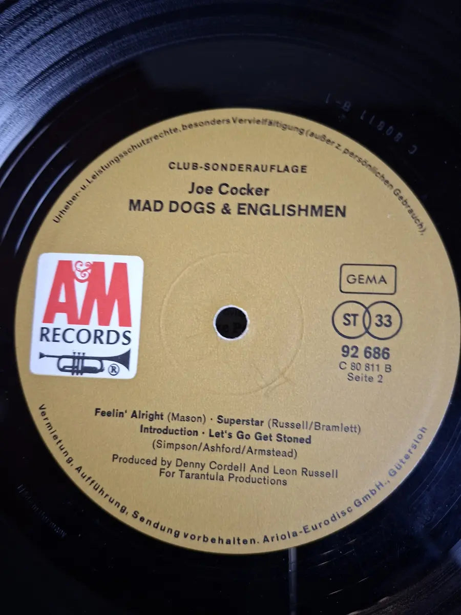 Joe Cocker ‎– Mad Dogs & Englishmen