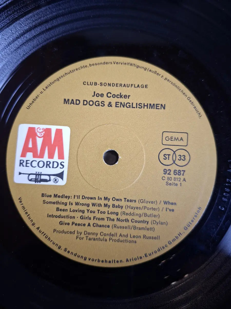 Joe Cocker ‎– Mad Dogs & Englishmen