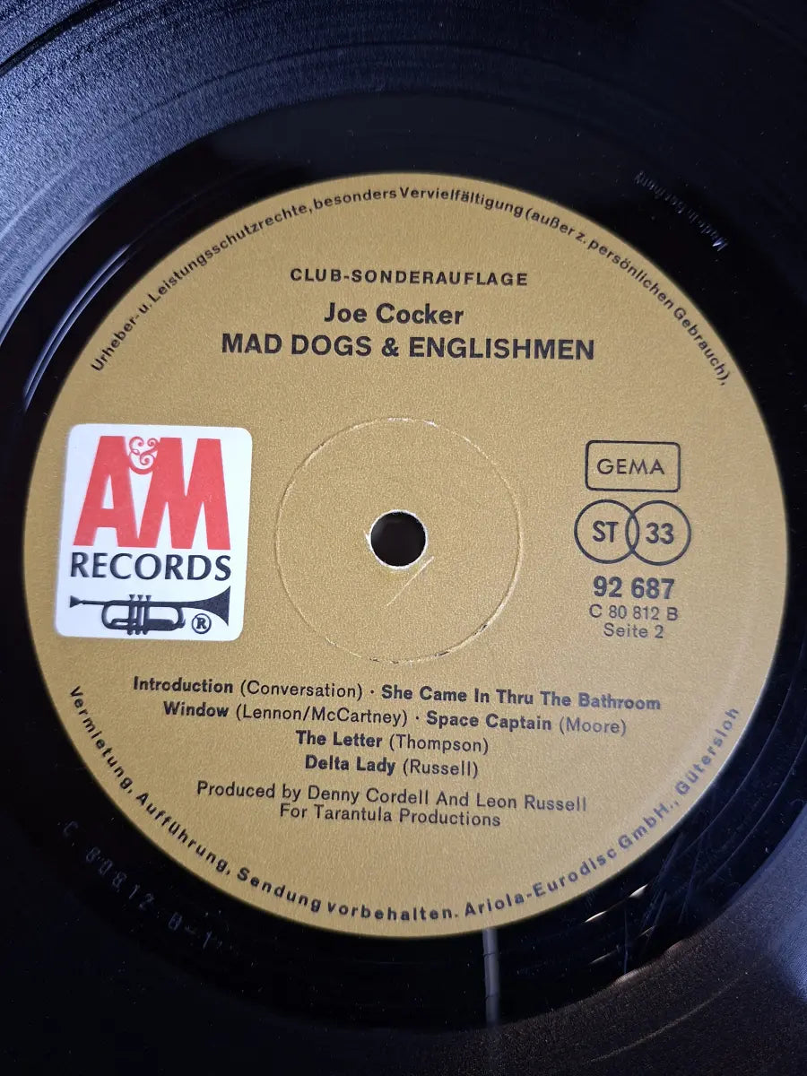 Joe Cocker ‎– Mad Dogs & Englishmen