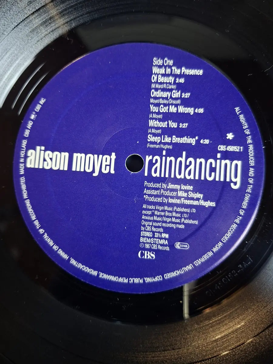 Alison Moyet – Raindancing