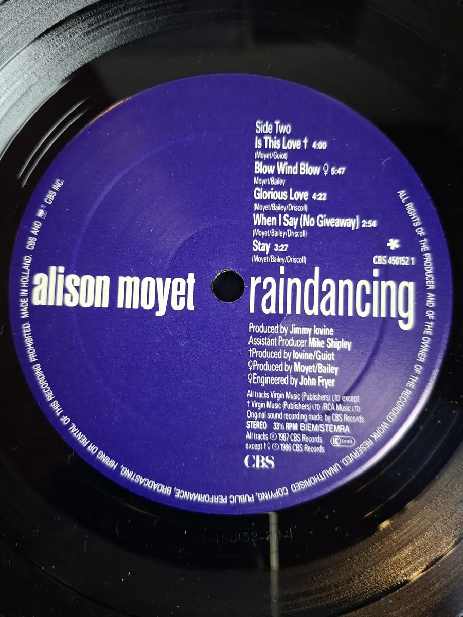 Alison Moyet – Raindancing
