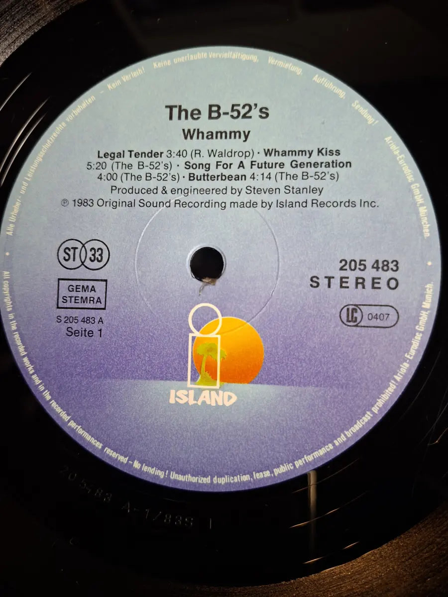 The B-52's ‎– Whammy!