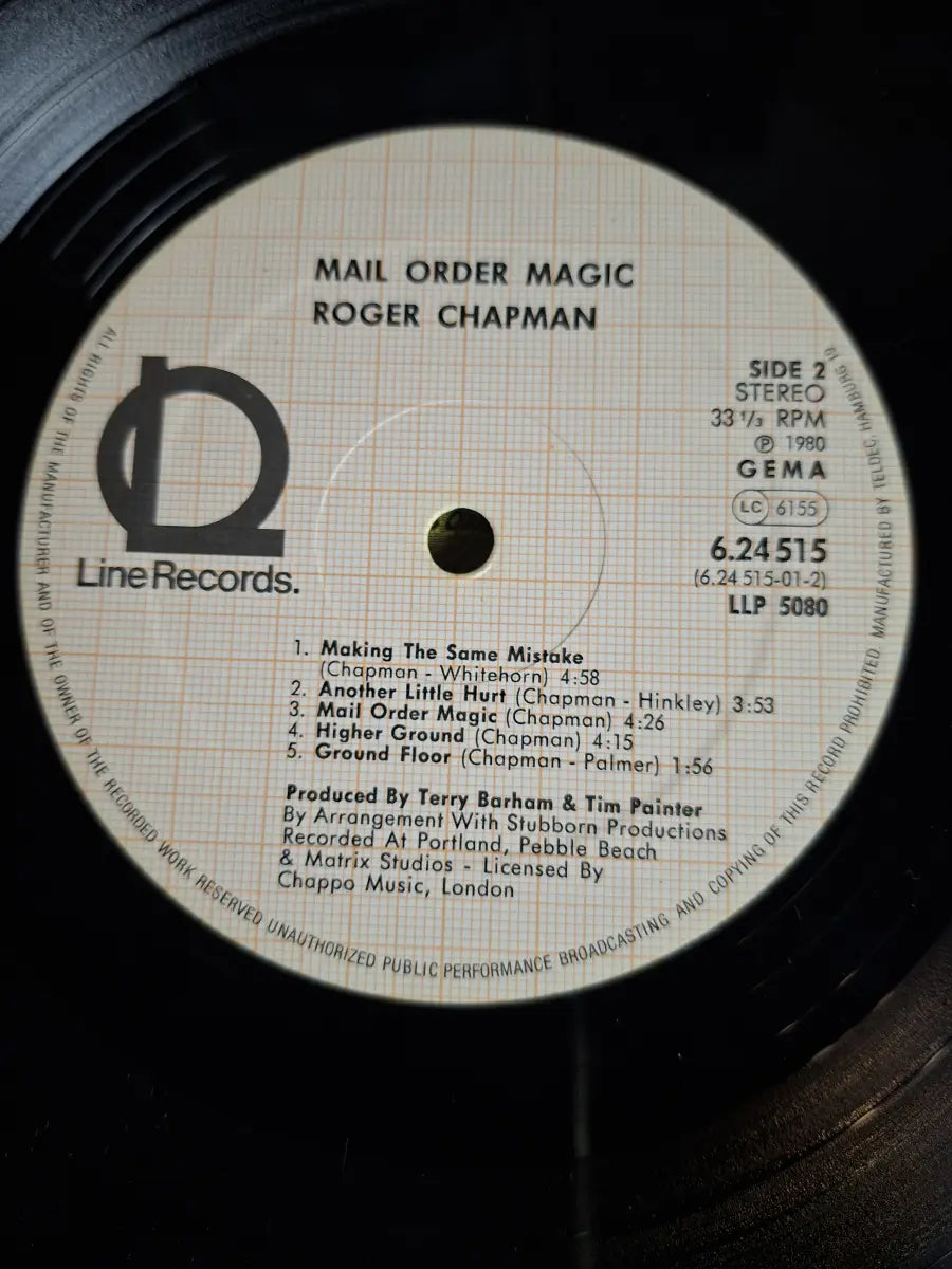 Roger Chapman And The Shortlist – Mail Order Magic