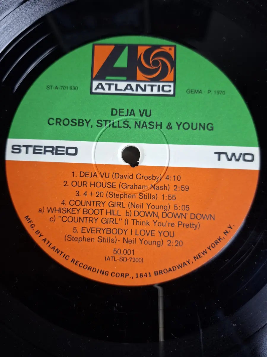 Crosby, Stills, Nash & Young ‎– Déjà Vu