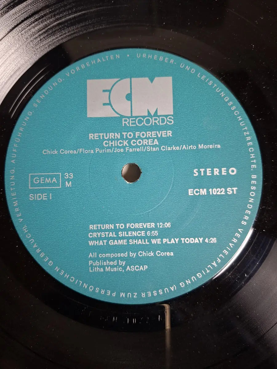 Chick Corea ‎– Return To Forever