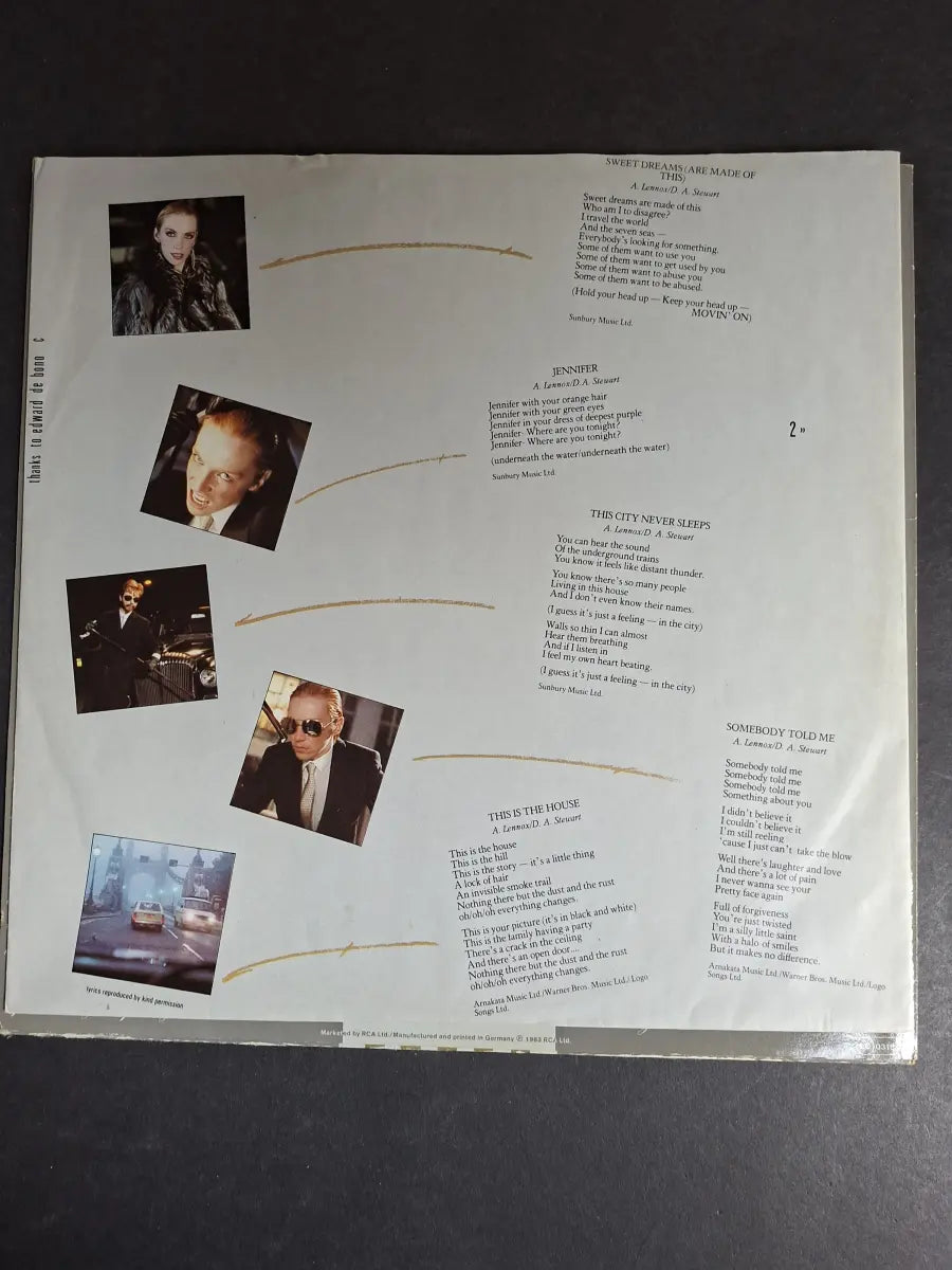 Eurythmics – Sweet Dreams Are Made Of This