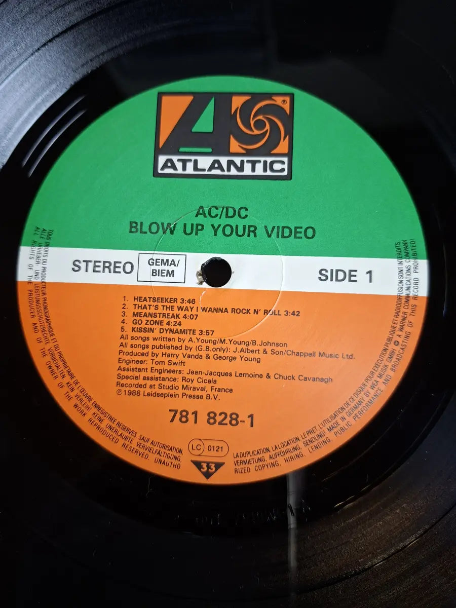AC/DC ‎– Blow Up Your Video