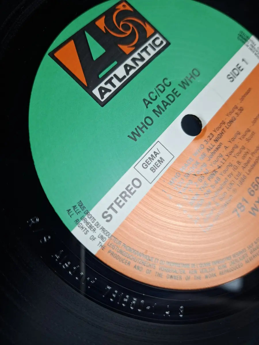 AC/DC ‎– Who Made Who