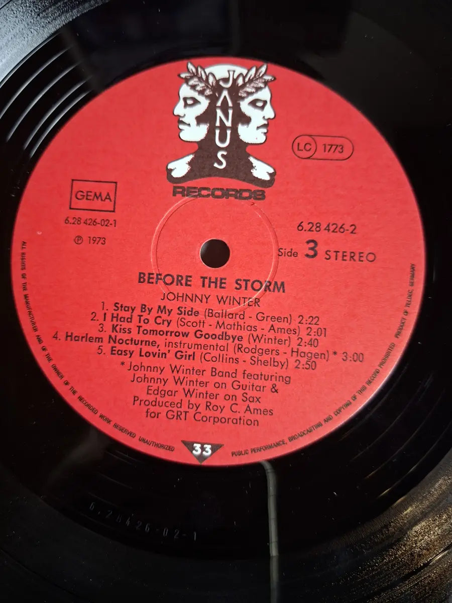 Johnny Winter – Before The Storm