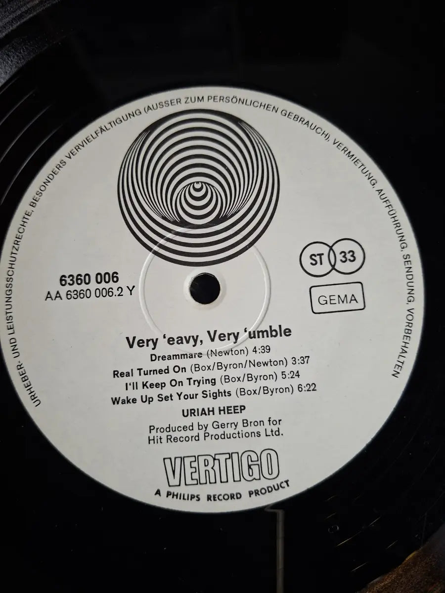 Uriah Heep ‎– ...Very 'Eavy, ...Very 'Umble