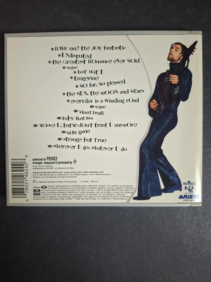 The Artist (Formerly Known As Prince) ‎– Rave Un2 The Joy Fantastic