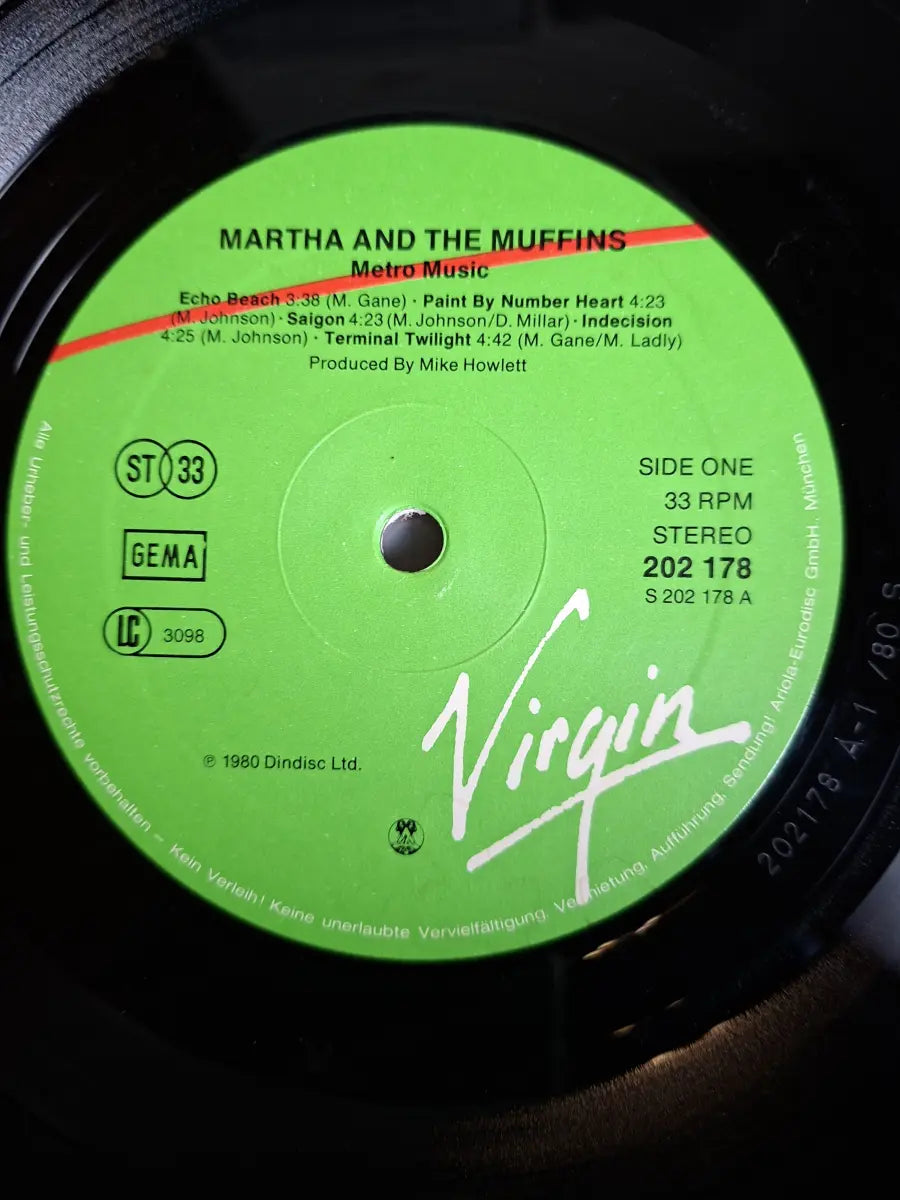 Martha And The Muffins – Metro Music