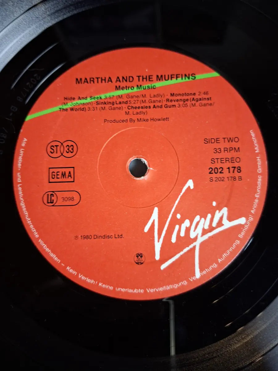Martha And The Muffins – Metro Music