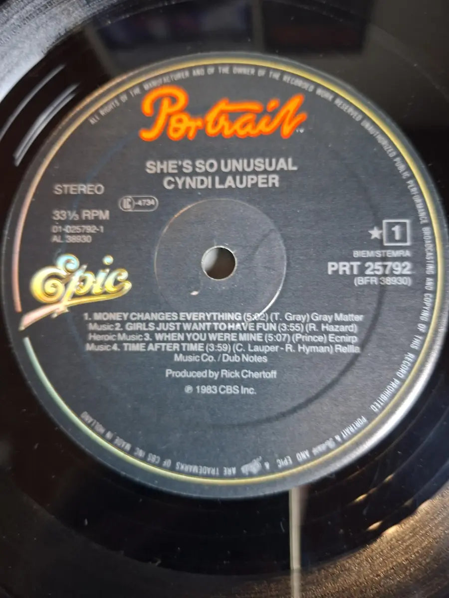 Cyndi Lauper – She's So Unusual