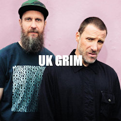 Das Bild zeigt das Album von Sleaford Mods - UK Grim