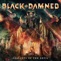Das Bild zeigt das Album von Black And Damned - Servants Of The Devil