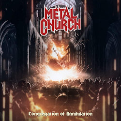 Das Bild zeigt das Albumcover von Metal Church - Congregation Of Annihilation
