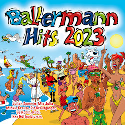 Das Bild zeigt das Albumcover von Sampler - Ballermann Hits 2023