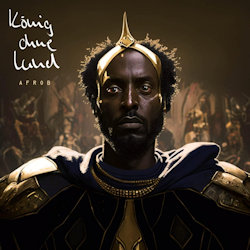 Das Bild zeigt das Albumcover von Afrob - König ohne Land