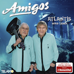 Das Bild zeigt das Albumcover von Amigos - Atlantis wird leben