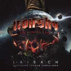 Das Bild zeigt das Albumcover von Laibach - Iron Sky - The Coming Race (Soundtrack)