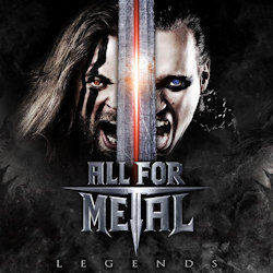 Das Bild zeigt das Albumcover von All For Metal - Legends