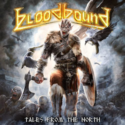 Das Bild zeigt das Albumcover von Bloodbound - Tales From The North
