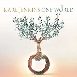 Das Bild zeigt das Albumcover von Karl Jenkins - One World