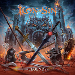 Das Bild zeigt das Albumcover von Icon Of Sin - Legends