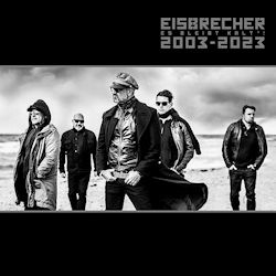 Das Bild zeigt das Albumcover von Eisbrecher - Es bleibt kalt (2003-2023)