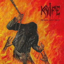 Das Bild zeigt das Albumcover von Knife - Heaven Into Dust