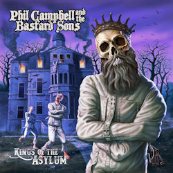 Das Bild zeigt das Albumcover von Phil Campbell + the Bastard Sons - Kings Of The Ayslum