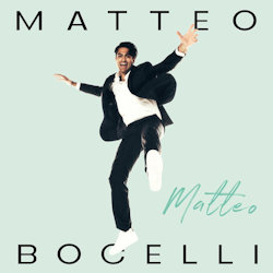 Das Bild zeigt das Albumcover von Matteo Bocelli - Matteo