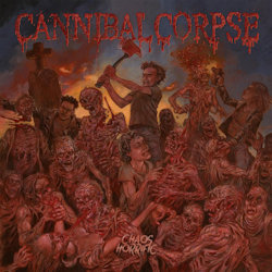 Das Bild zeigt das Albumcover von Cannibal Corpse - Chaos Horrific