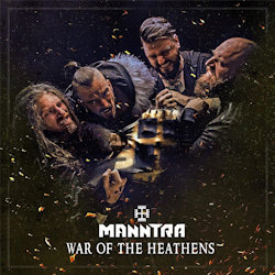Das Bild zeigt das Albumcover von Manntra - War Of The Heathens