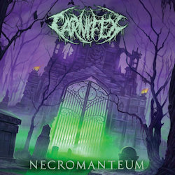 Das Bild zeigt das Albumcover von Carnifex - Necromanteum