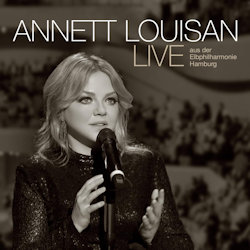 Das Bild zeigt das Albumcover von Annett Louisan - Live aus der Elbphilharmonie Hamburg