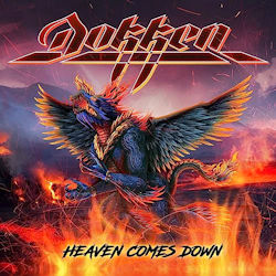 Das Bild zeigt das Albumcover von Dokken - Heaven Comes Down